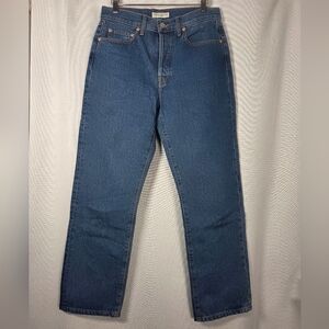 The Feel Studio Premium Denim Blue Jeans Women's Size 30 Straight Leg   $595